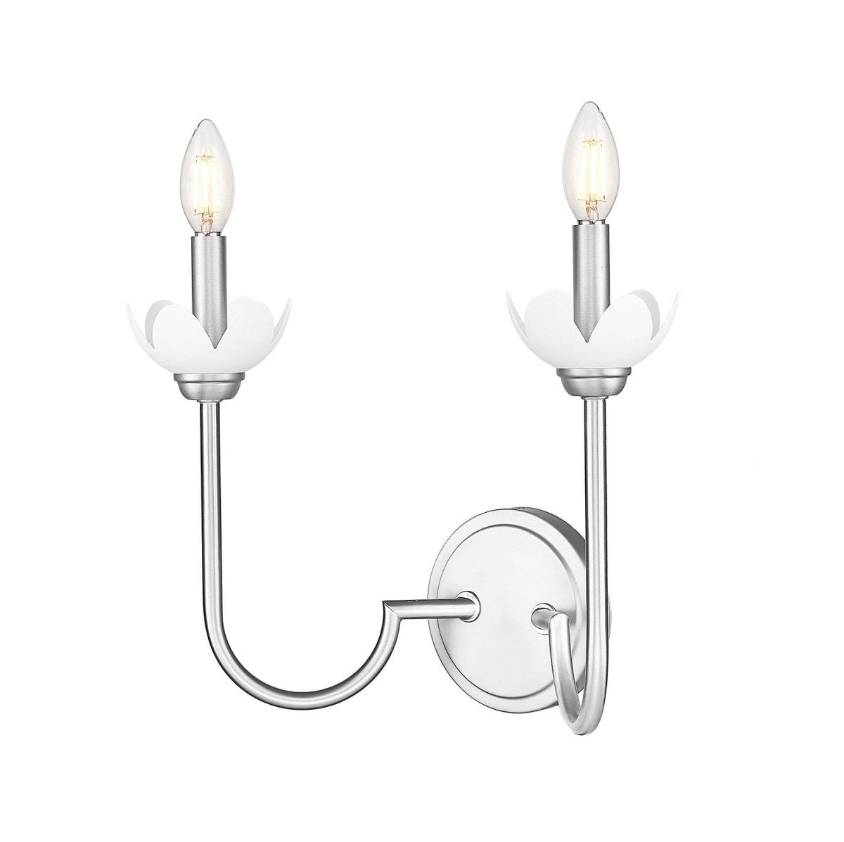 Applique murale Allistair - Nickel brossé 2 by Z-Lite | Luminaires & cie