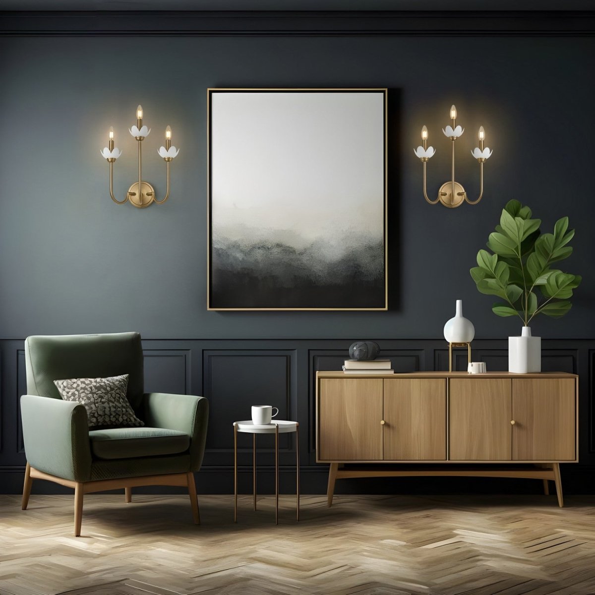 Applique murale Allistair - Blanc toundra 3 by Z-Lite | Luminaires & cie