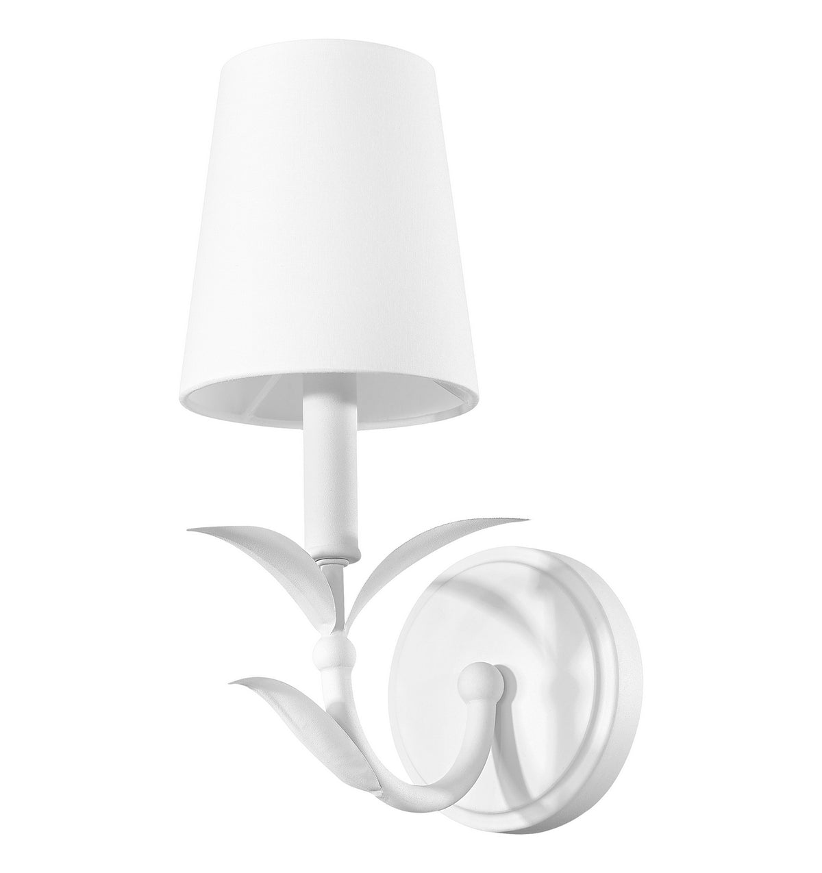 Applique murale Aslin Blanc texturé, 5" – vue 6