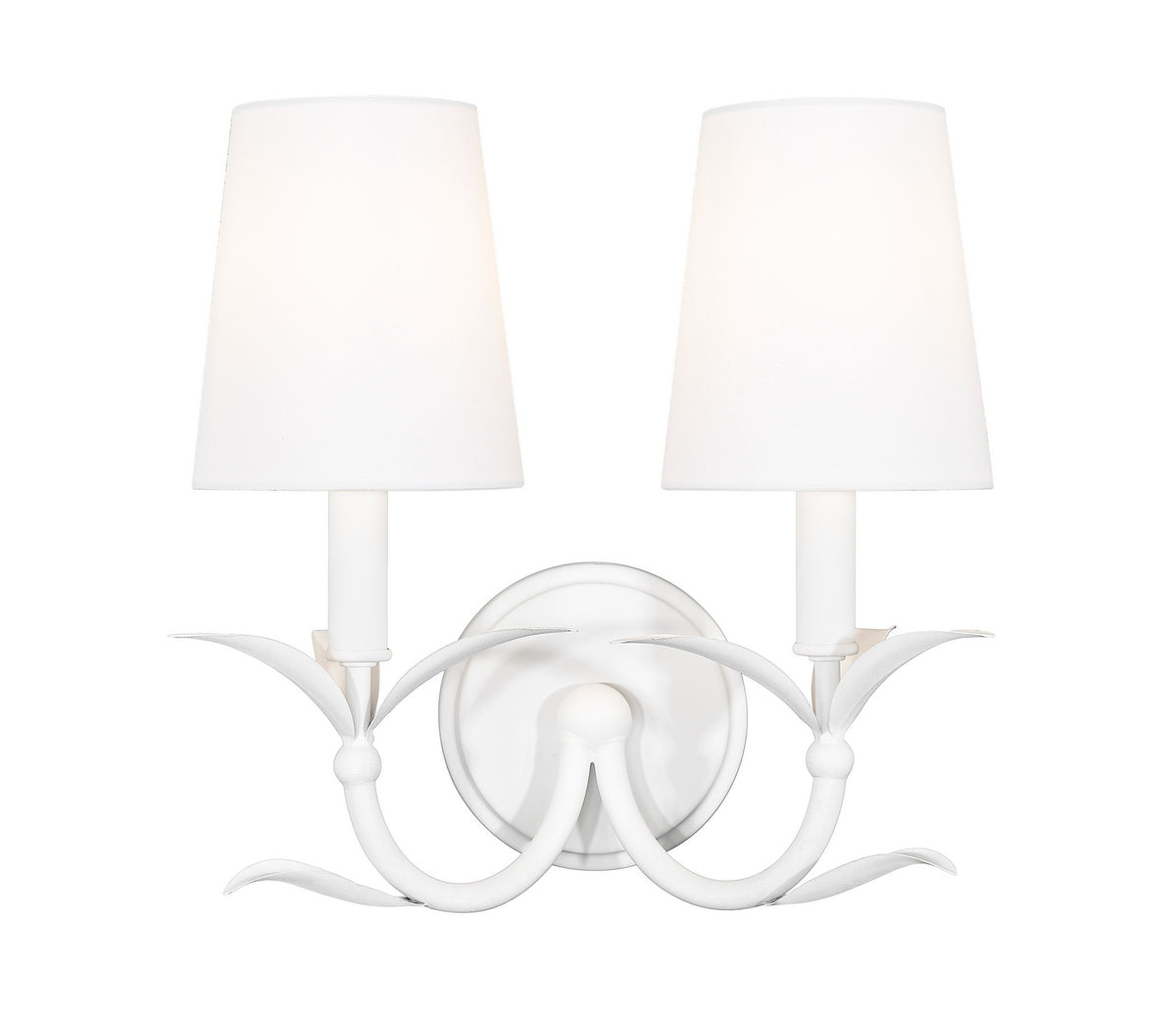 Applique murale Aslin Blanc texturé, 11 3/4" – vue 4