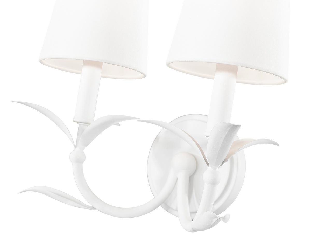 Applique murale Aslin Blanc texturé, 11 3/4" – vue 5