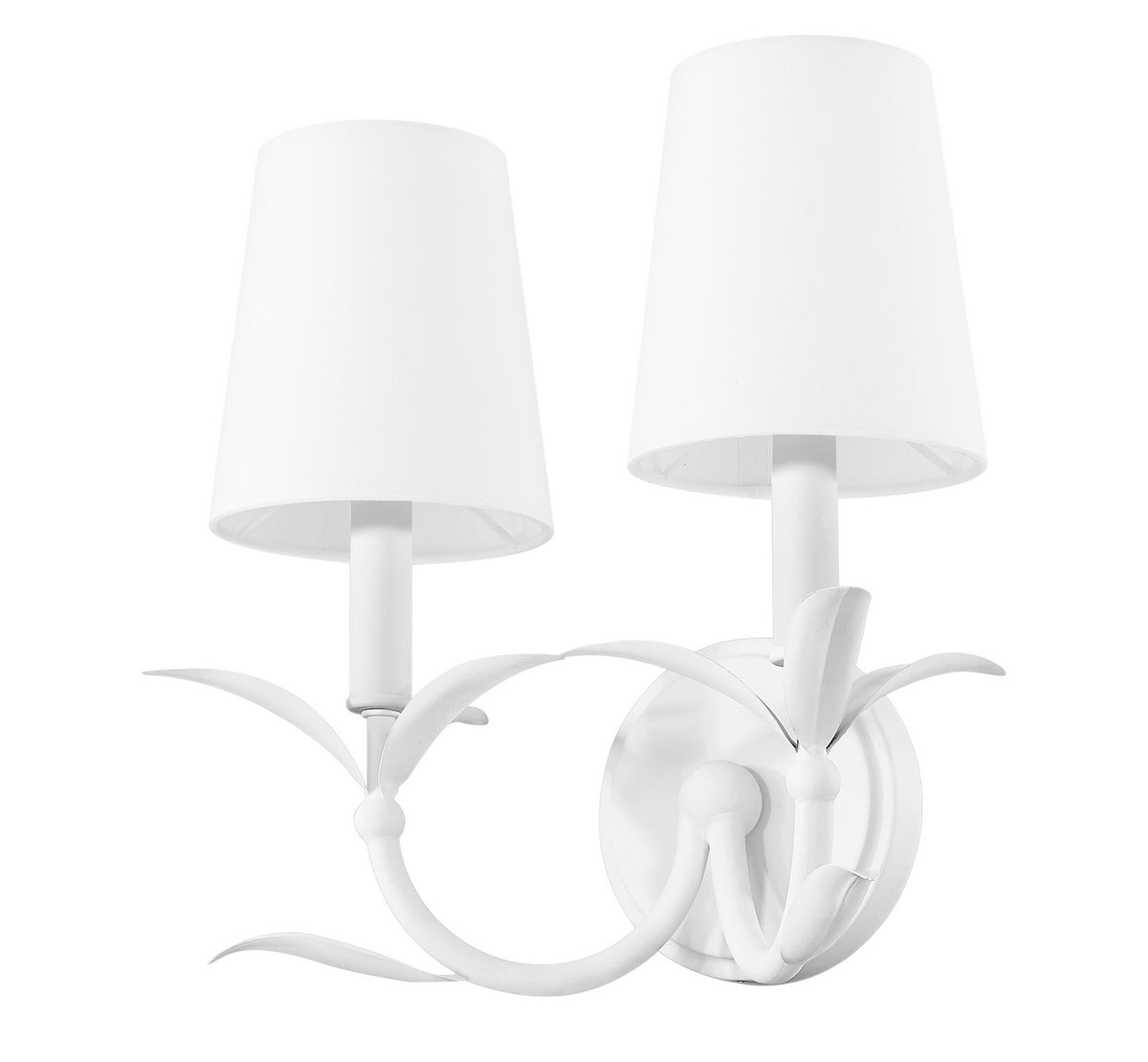Applique murale Aslin Blanc texturé, 11 3/4" – vue 6
