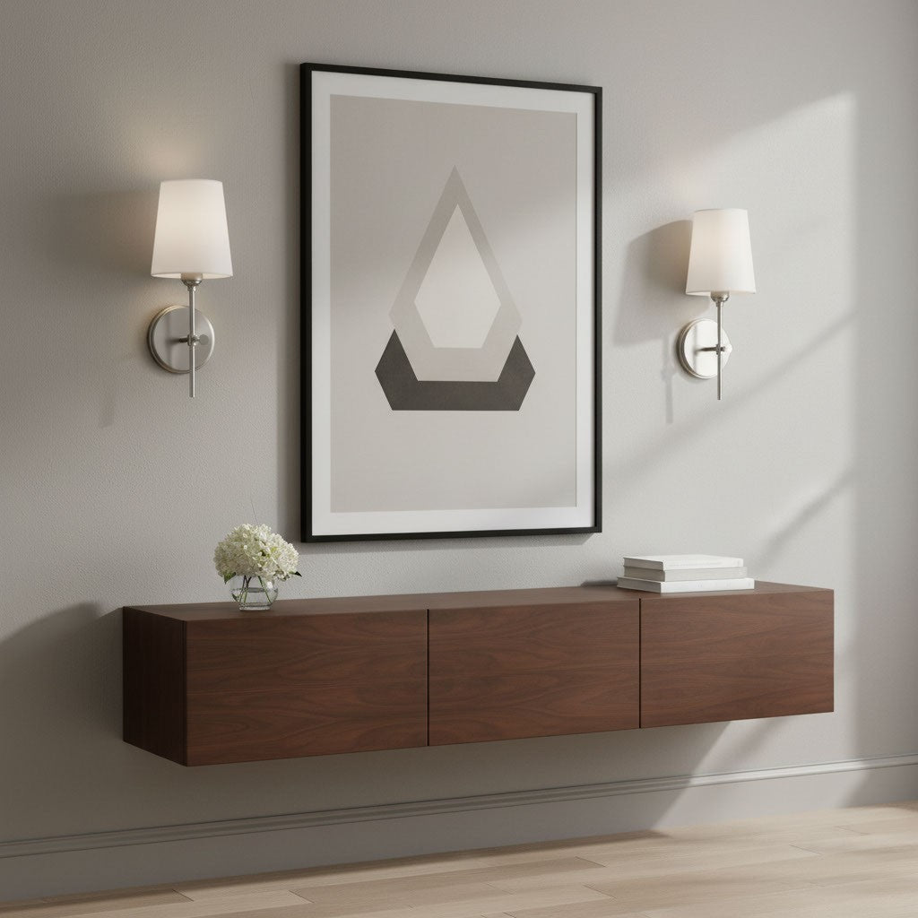 Applique murale Baker - Nickel brossé by Visual Comfort Studio | Luminaires & cie