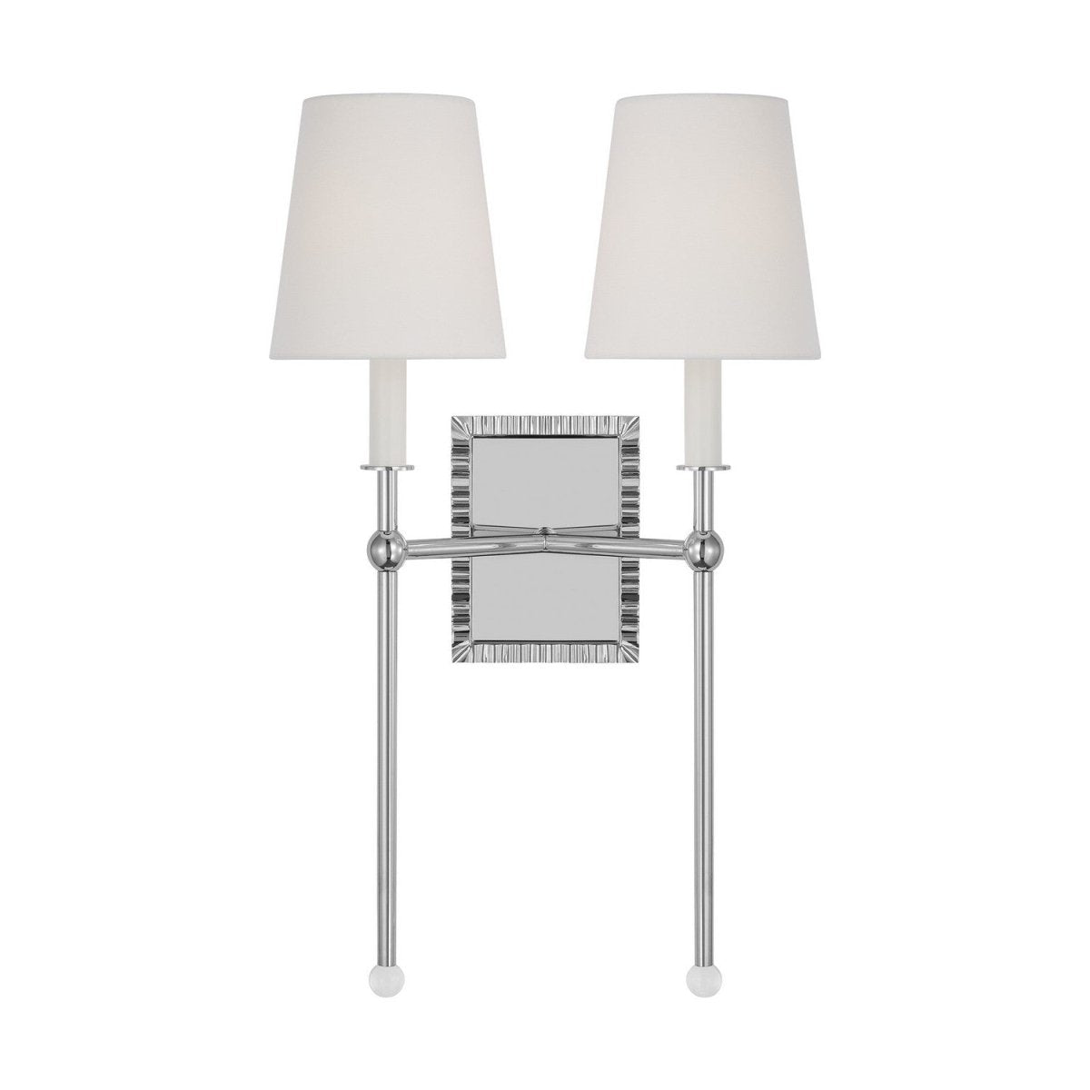 Applique murale Baxley - Nickel poli 13" by Visual Comfort Studio | Luminaires & cie
