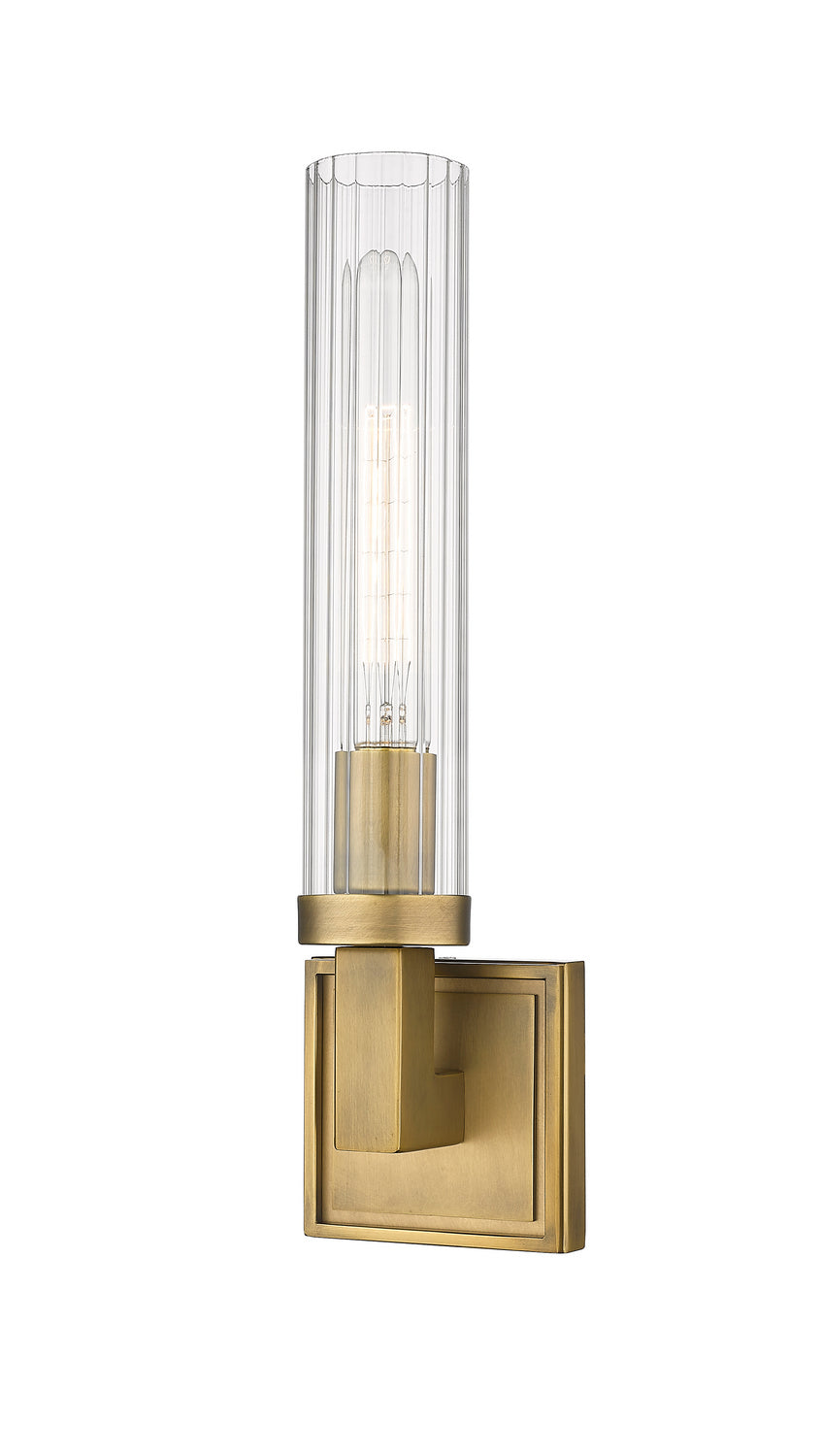 Applique murale Beau Laiton frotté, nombre ampoules 1 – Z-Lite