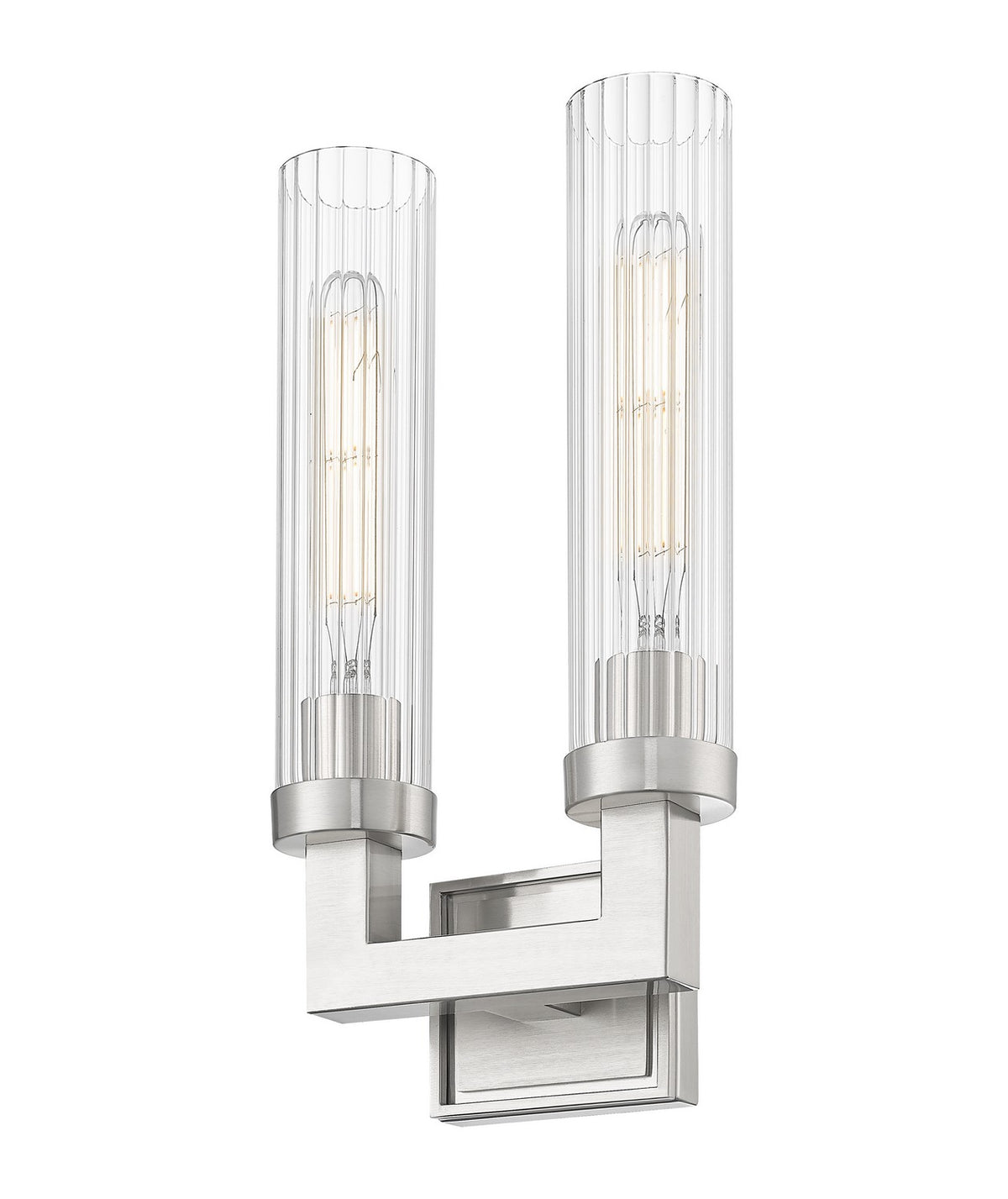 Applique murale Beau Nickel brossé, nombre ampoules 2 – vue 2
