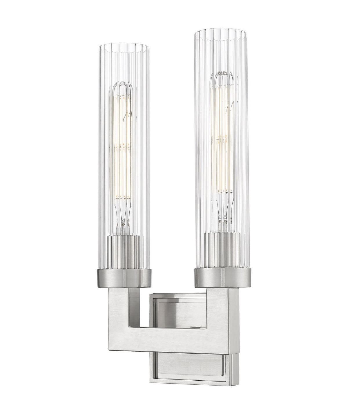 Applique murale Beau Nickel brossé, nombre ampoules 2 – Z-Lite