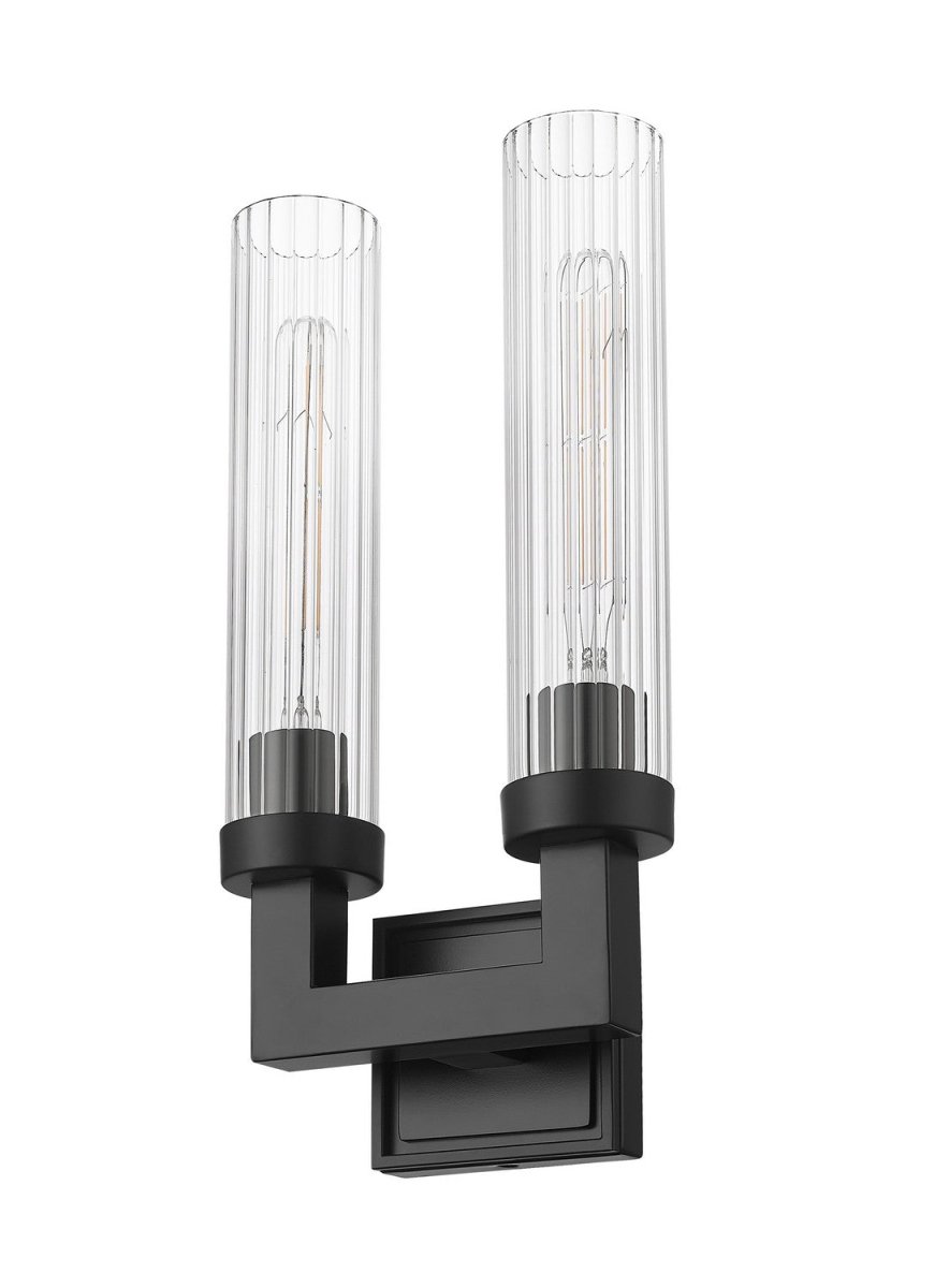 Applique murale Beau - Noir mat 2 by Z-Lite | Luminaires & cie