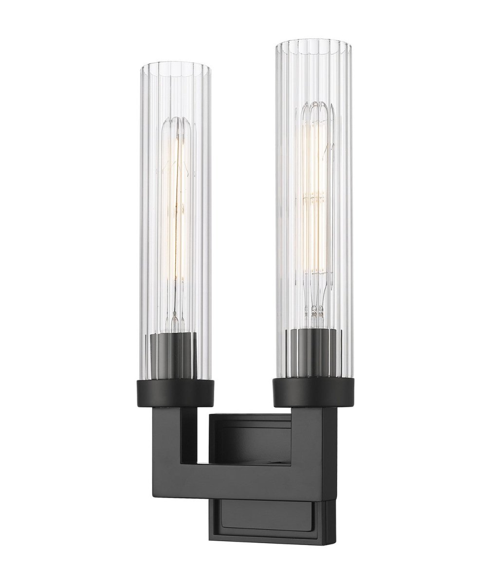 Applique murale Beau - Noir mat 2 by Z-Lite | Luminaires & cie
