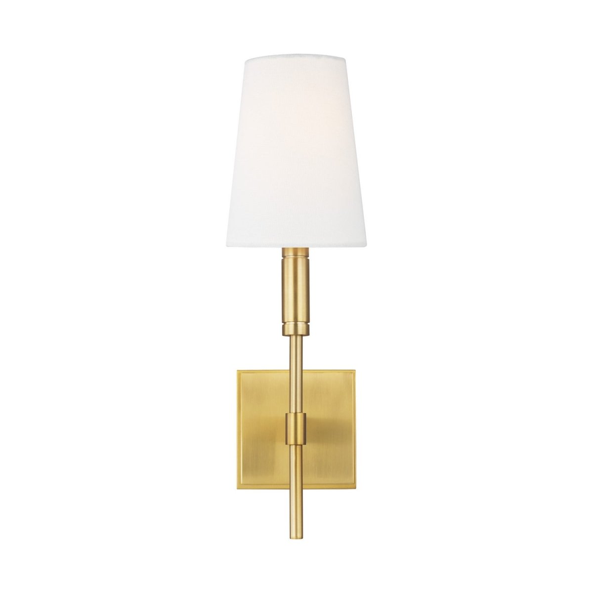 Applique murale Beckham Classic - Laiton bruni 17" Lin blanc by Visual Comfort Studio | Luminaires & cie