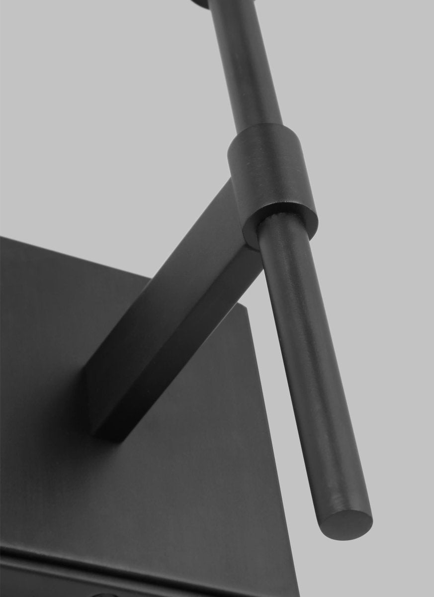 Applique murale Beckham Classic - Nickel poli 17" Lin blanc by Visual Comfort Studio | Luminaires & cie