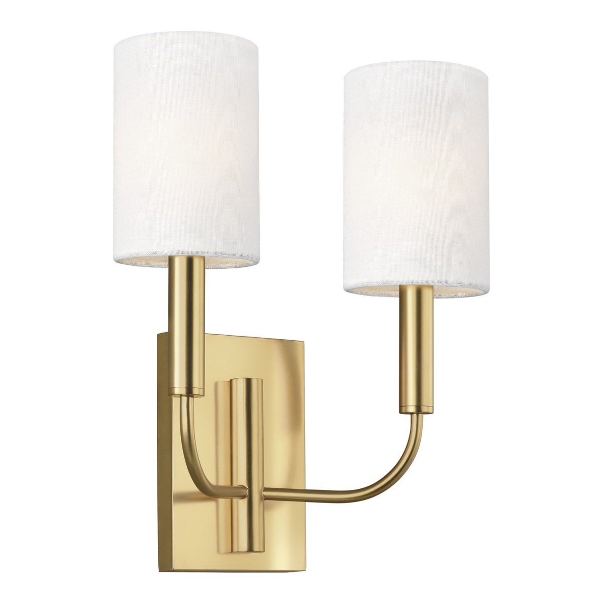 Applique murale Brianna - Nickel poli 4" 20" by Visual Comfort Studio | Luminaires & cie