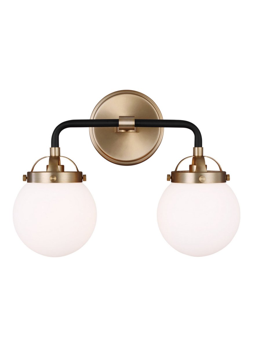 Applique murale Cafe - Nickel brossé 14" by Visual Comfort Studio | Luminaires & cie