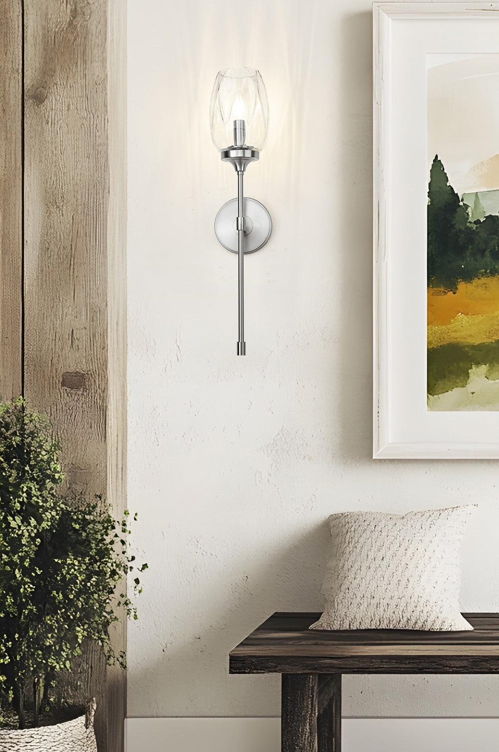 Applique murale Cassian Nickel brossé – vue 8