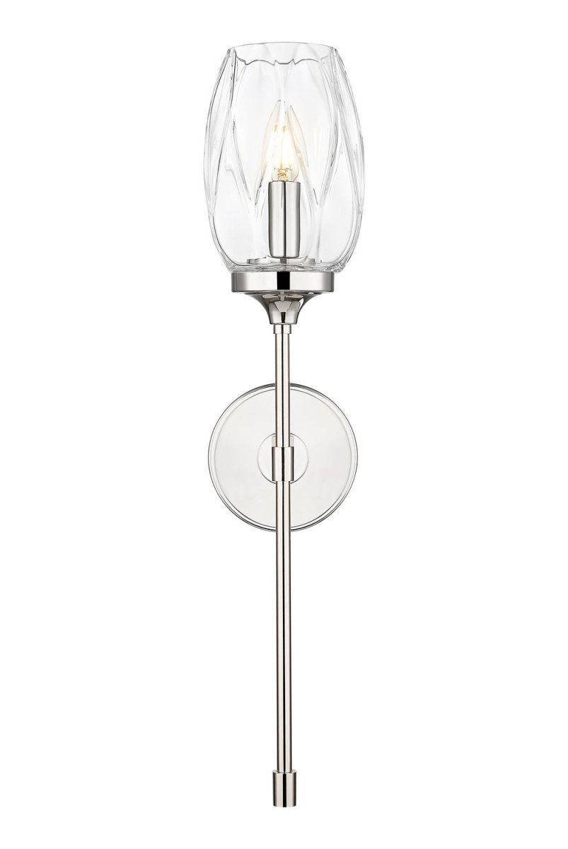 Applique murale Cassian - Nickel poli by Z-Lite | Luminaires & cie