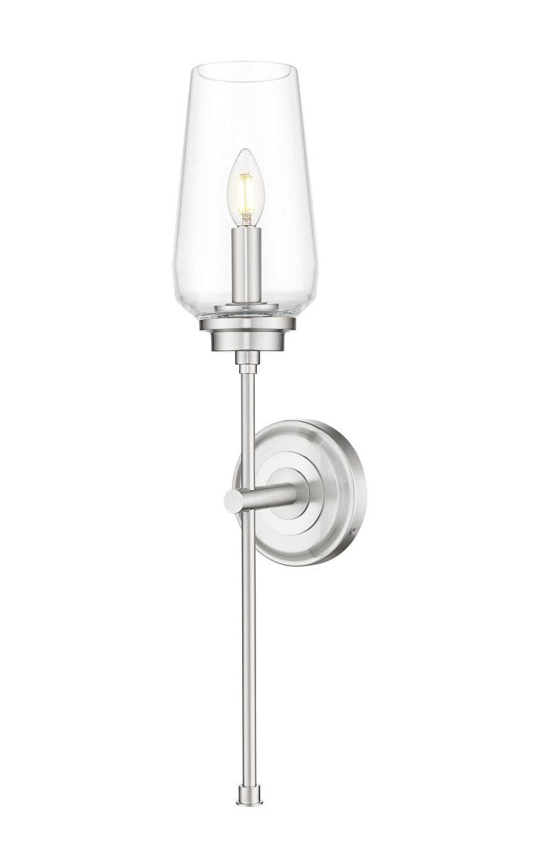 Applique murale Clara - Nickel brossé by Z-Lite | Luminaires & cie