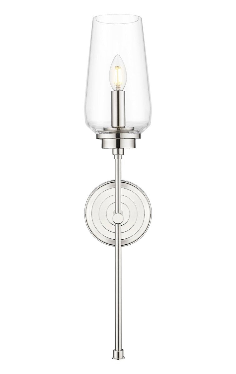 Applique murale Clara - Nickel poli by Z-Lite | Luminaires & cie