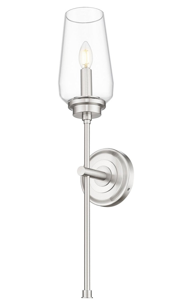 Applique murale Clara - Nickel poli by Z-Lite | Luminaires & cie