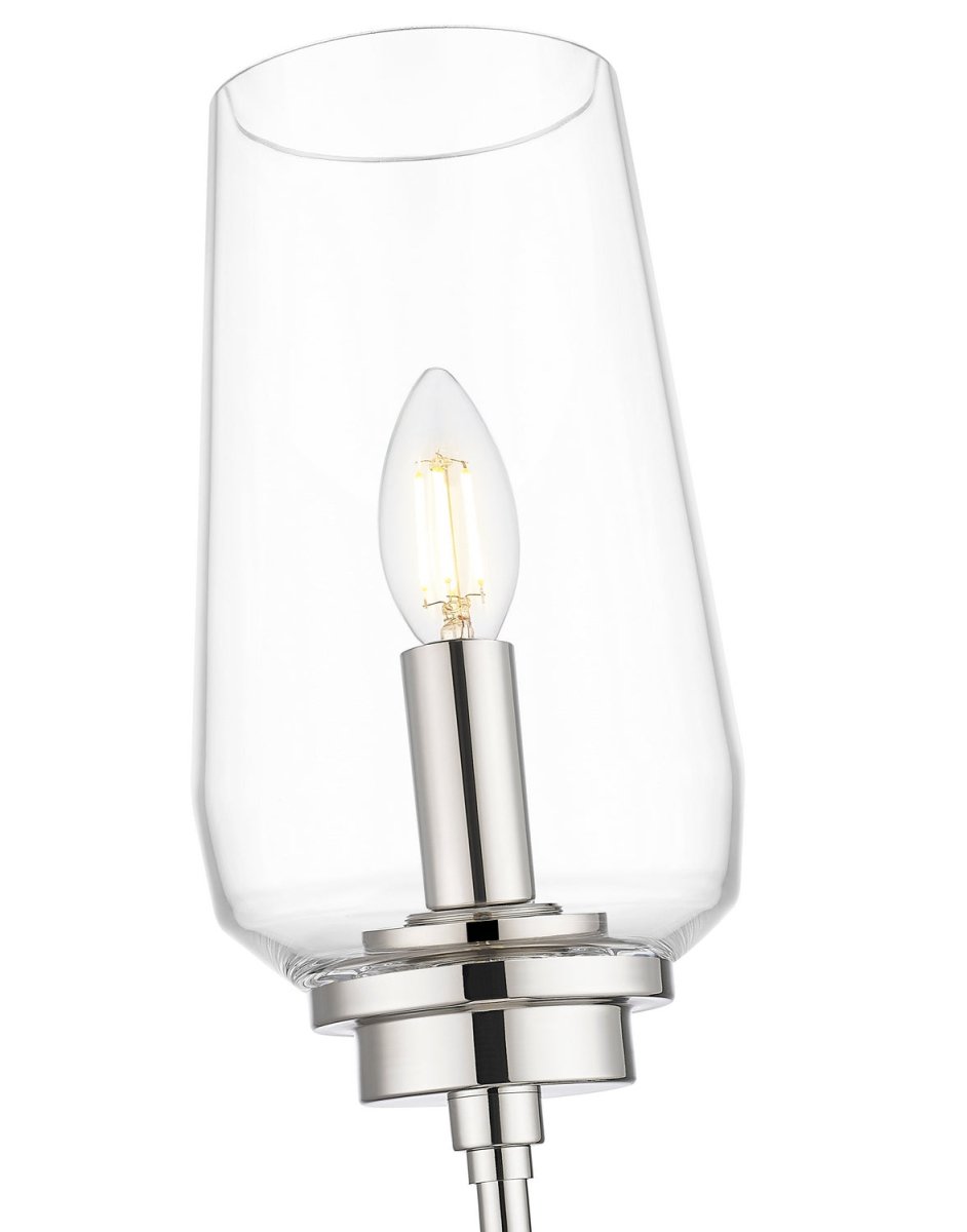 Applique murale Clara - Nickel poli by Z-Lite | Luminaires & cie