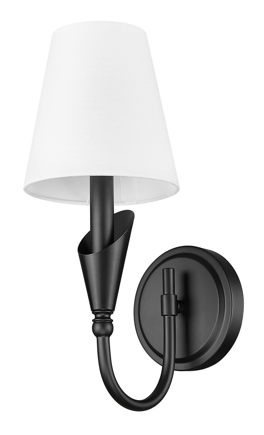 Applique murale Claudelle Noir mat, 14" – vue 5