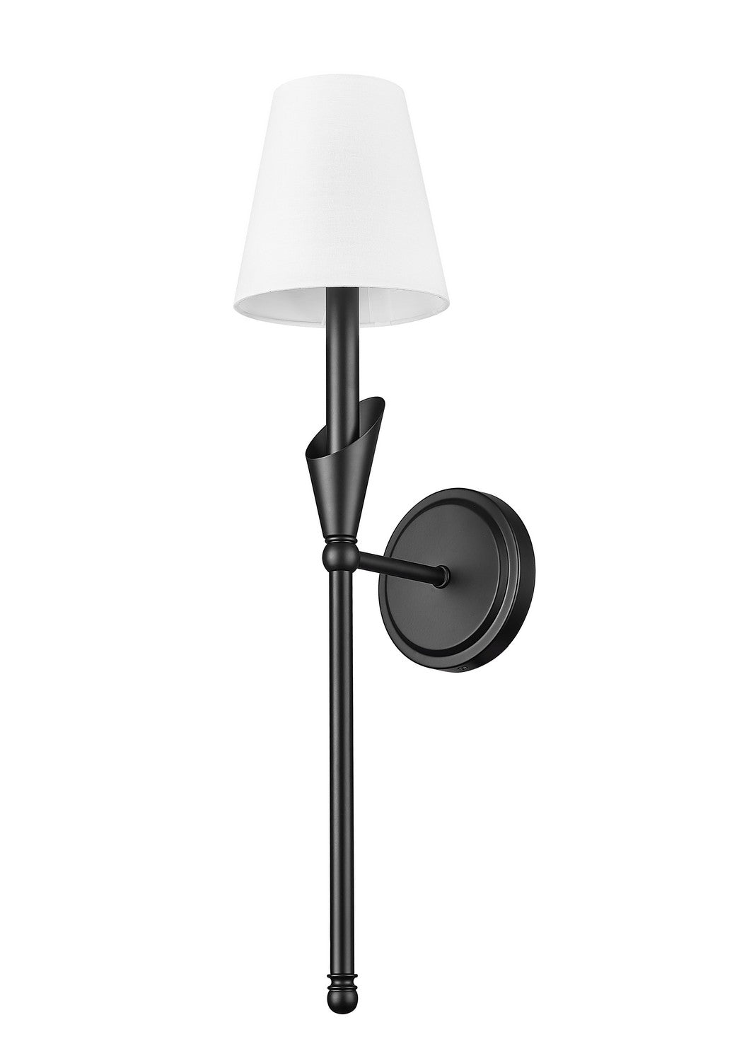 Applique murale Claudelle Noir mat, 24" – vue 5