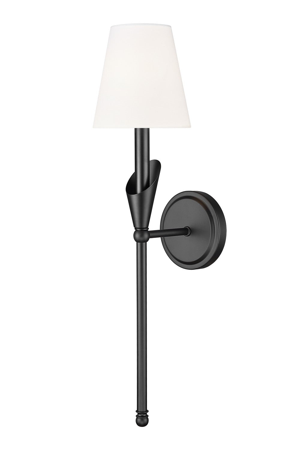 Applique murale Claudelle Noir mat, 24" – Z-Lite