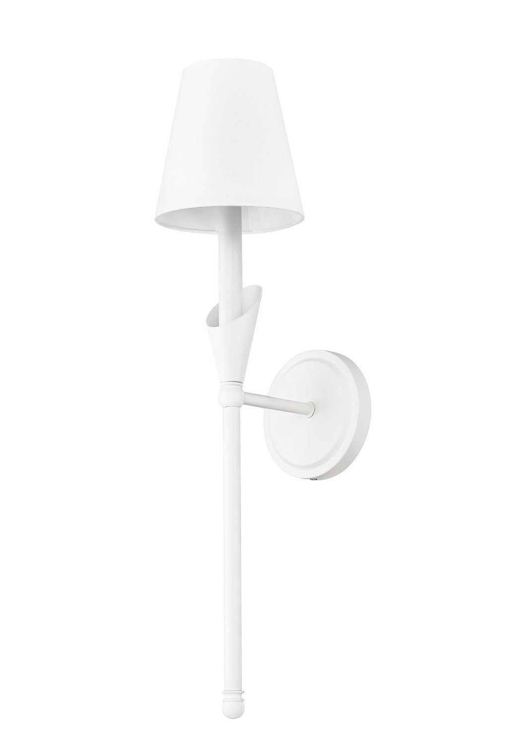 Applique murale Claudelle Blanc toundra, 24" – vue 5