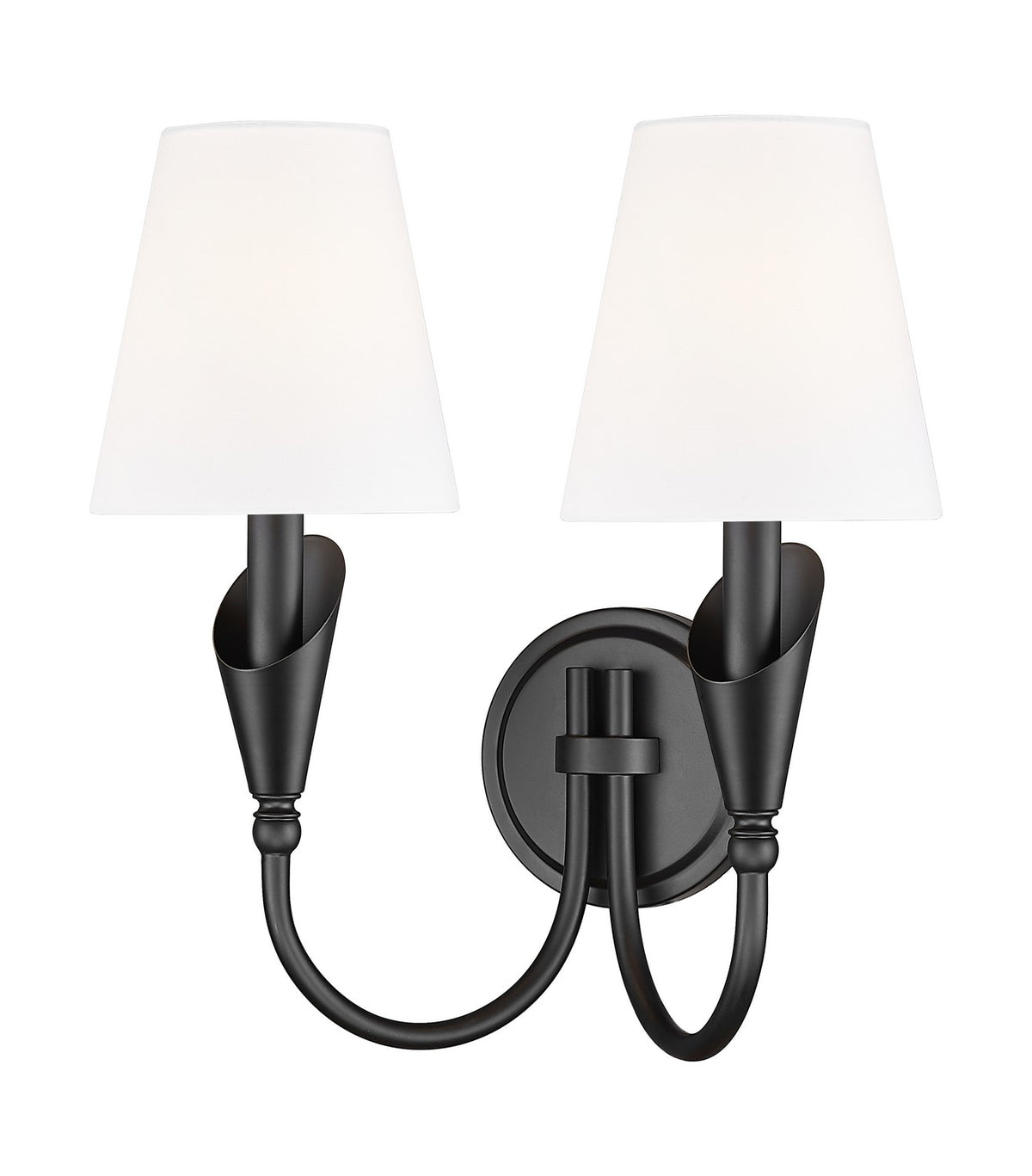 Applique murale Claudelle Noir mat, 14 1/2" – Z-Lite
