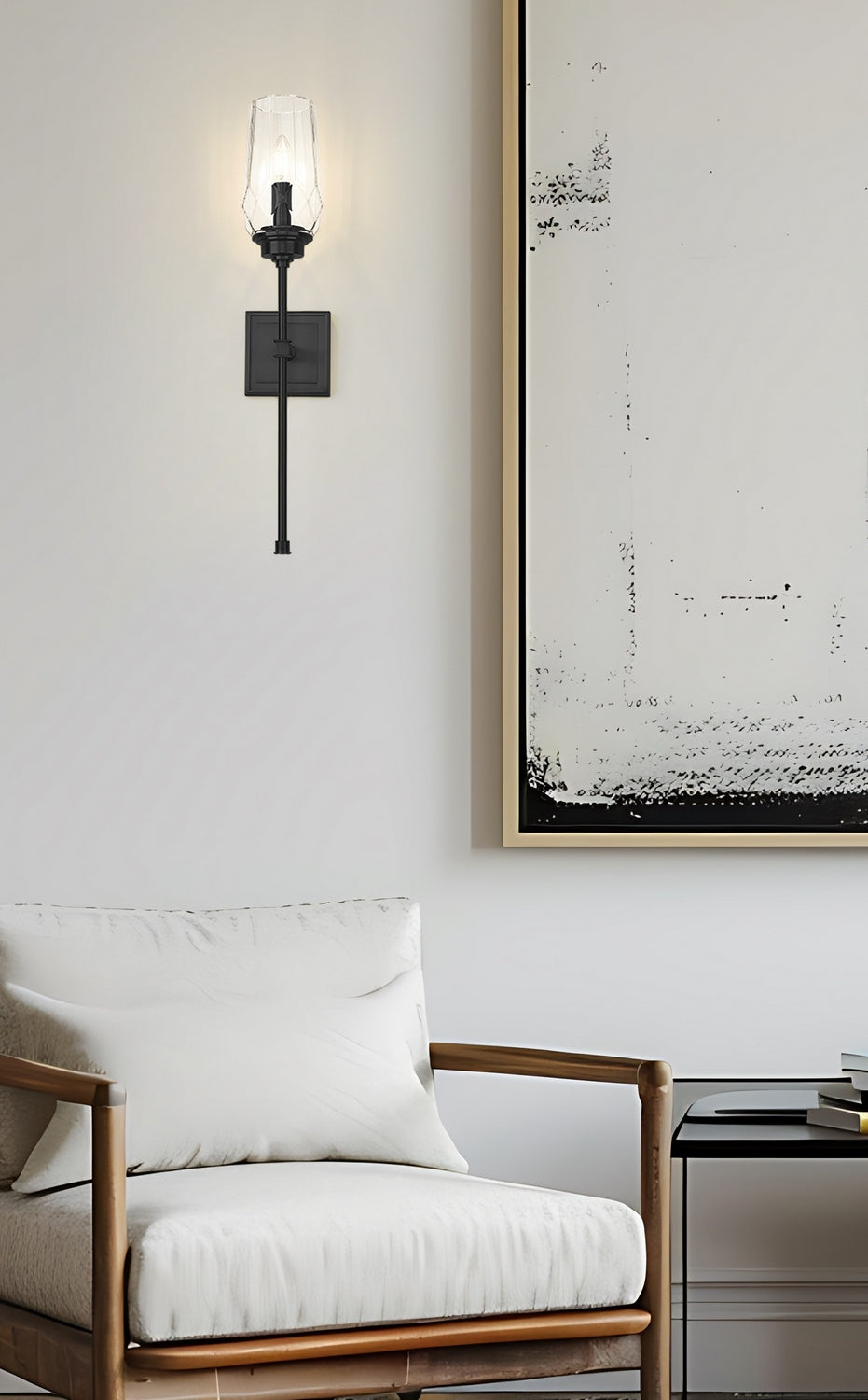 Applique murale Cosmo Noir mat – vue 8
