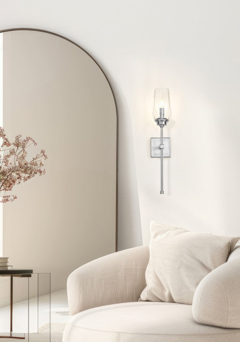 Applique murale Cosmo - Nickel poli by Z-Lite | Luminaires & cie