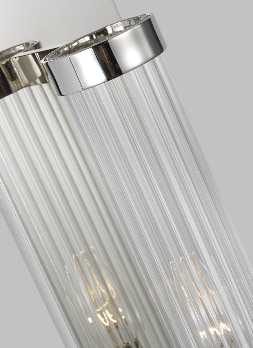 Applique murale Demi - Nickel poli by Visual Comfort Studio | Luminaires & cie
