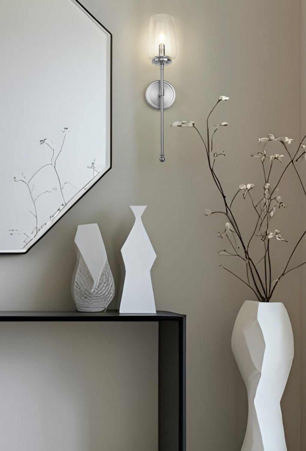 Applique murale Dominique Nickel brossé – vue 8