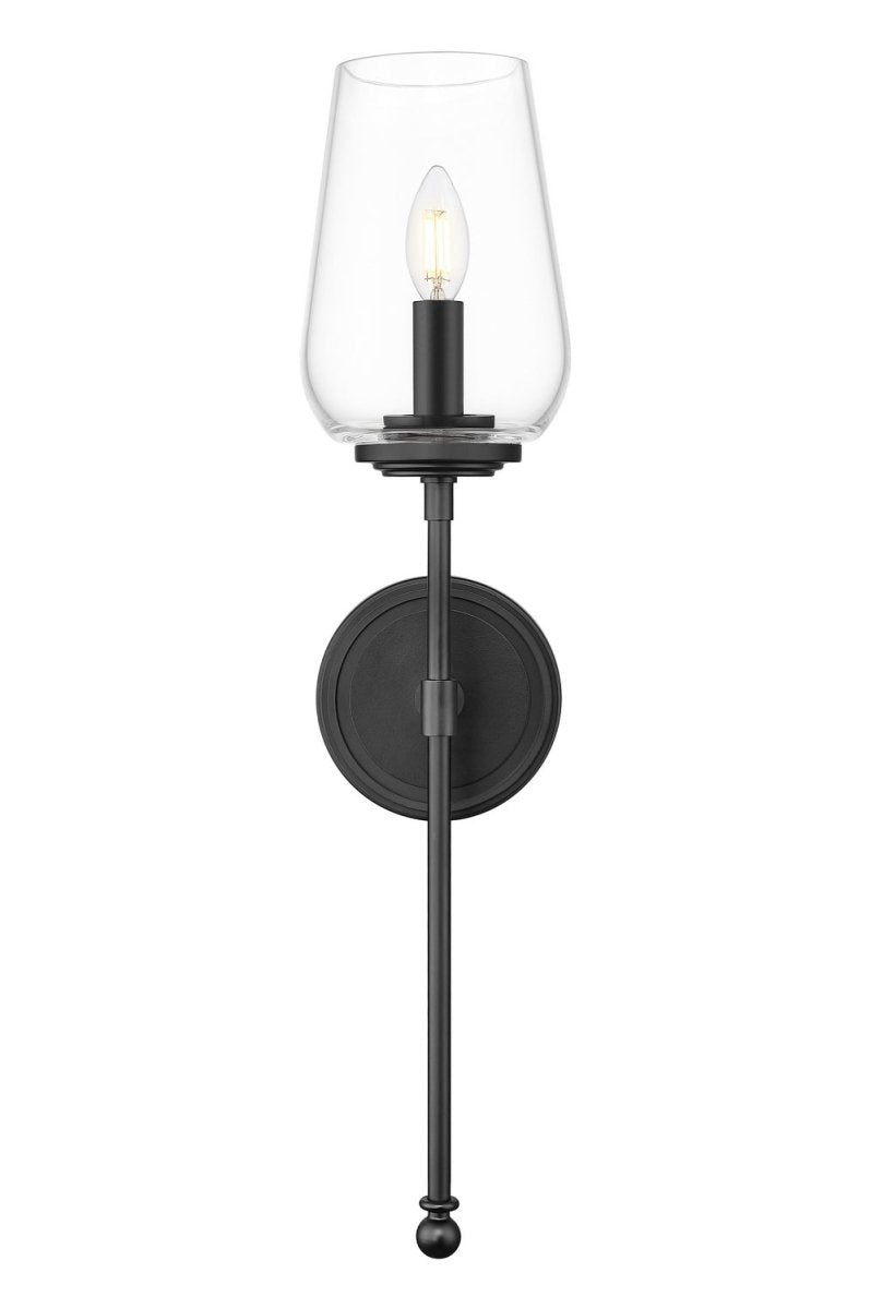 Applique murale Dominique - Nickel poli by Z-Lite | Luminaires & cie