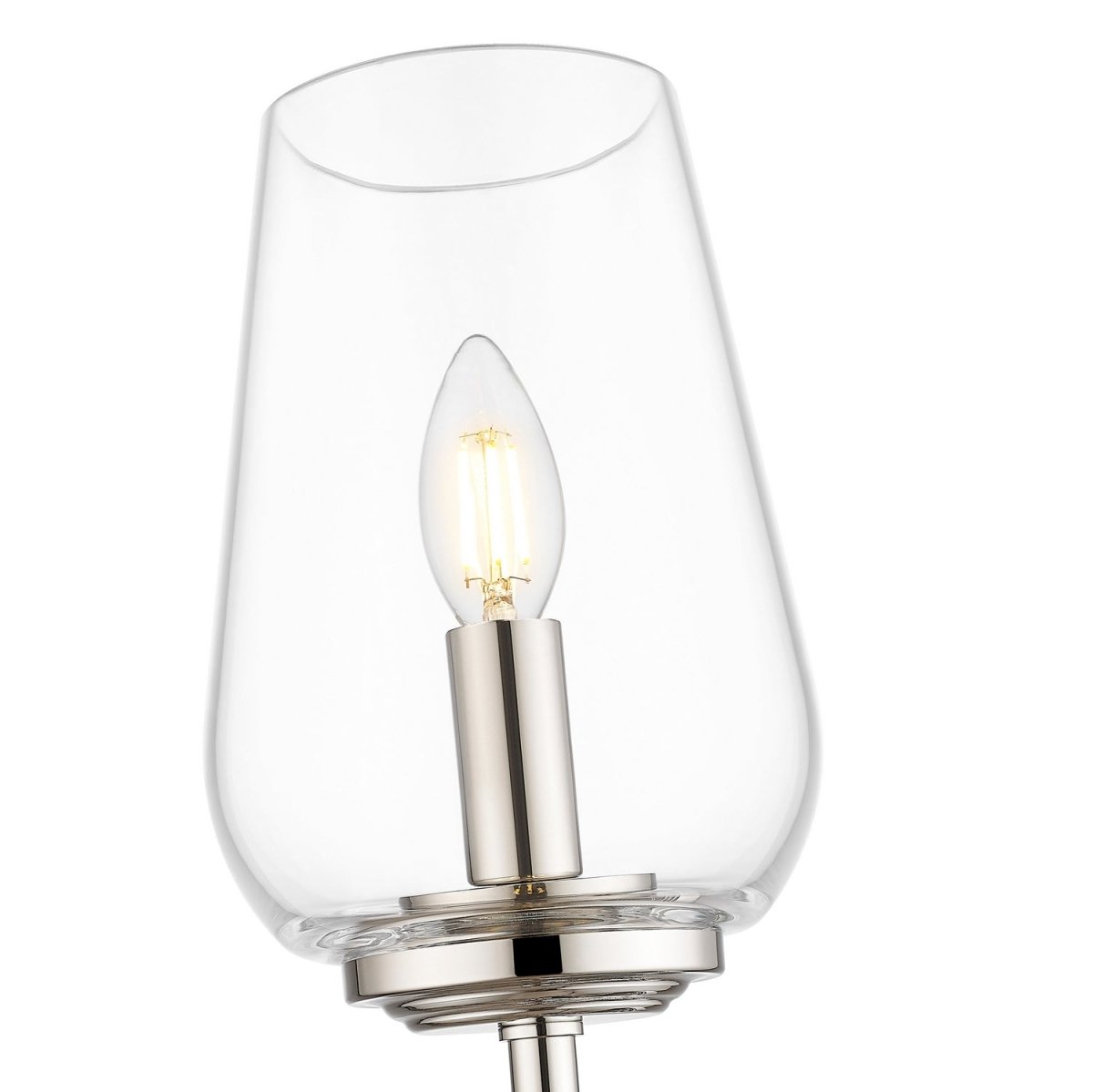 Applique murale Dominique - Nickel poli by Z-Lite | Luminaires & cie