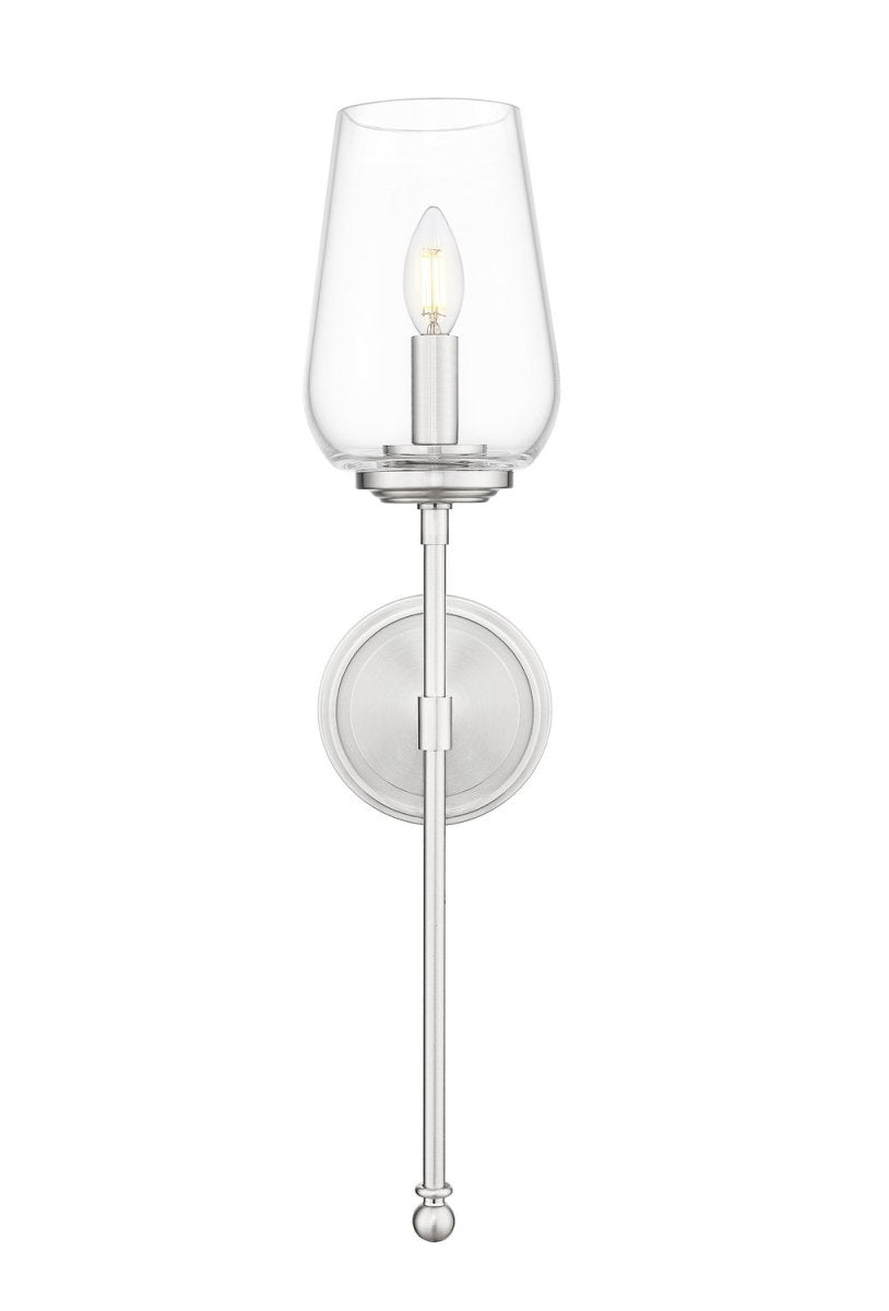 Applique murale Dominique - Nickel poli by Z-Lite | Luminaires & cie
