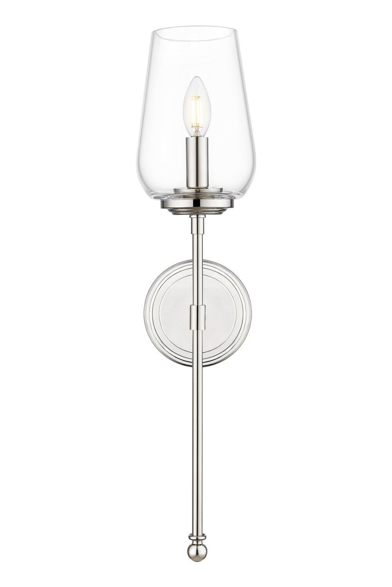 Applique murale Dominique - Nickel poli by Z-Lite | Luminaires & cie