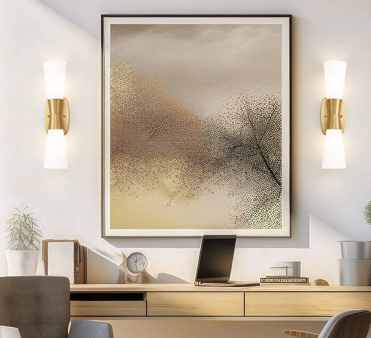 Applique murale Emrys Or moderne, 4 1/2" – vue 7