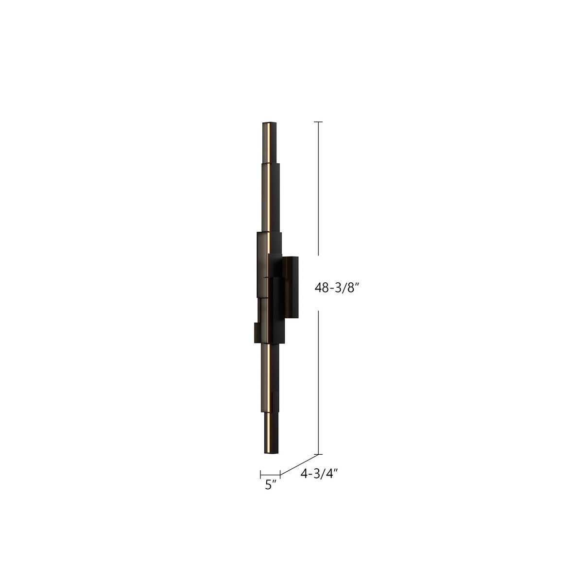 Applique murale Enzo 48 3/8", 120-277V – vue 3