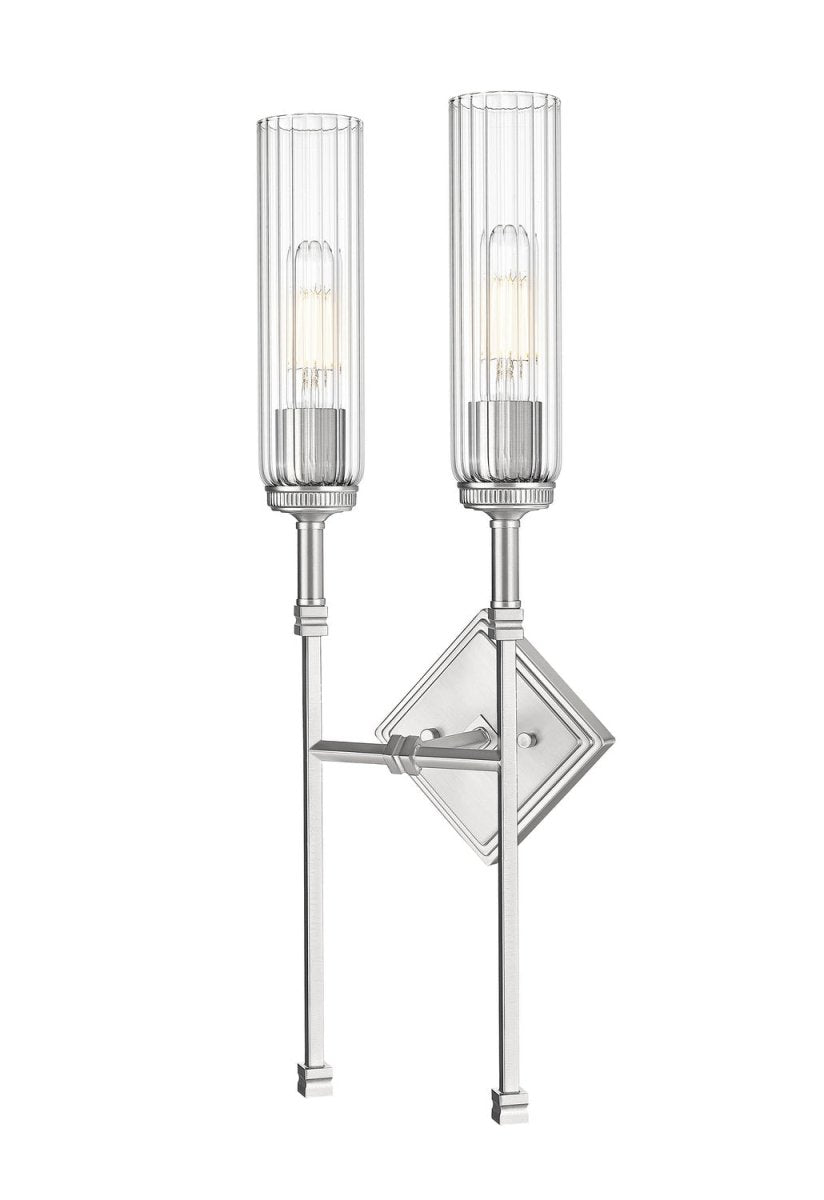 Applique murale Esme - Nickel brossé 8" by Z-Lite | Luminaires & cie