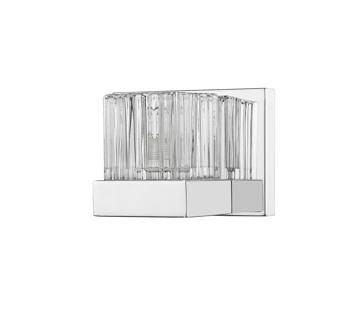 Applique murale Fallon Transparent strié + givré, --- – vue 5