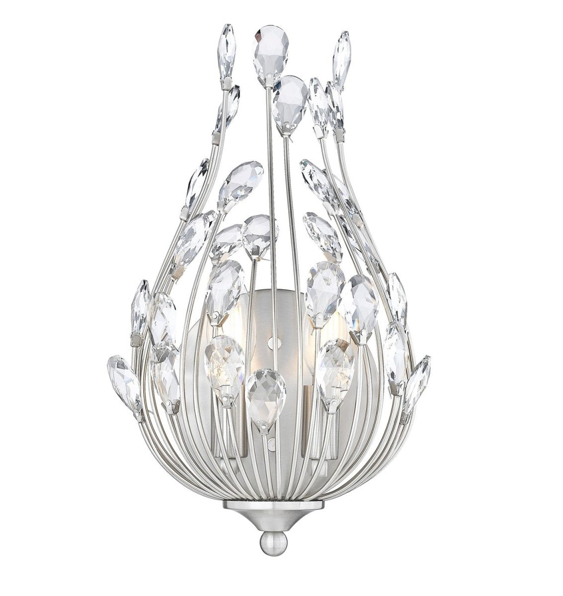 Applique murale Gabriella - Nickel brossé by Z-Lite | Luminaires & cie