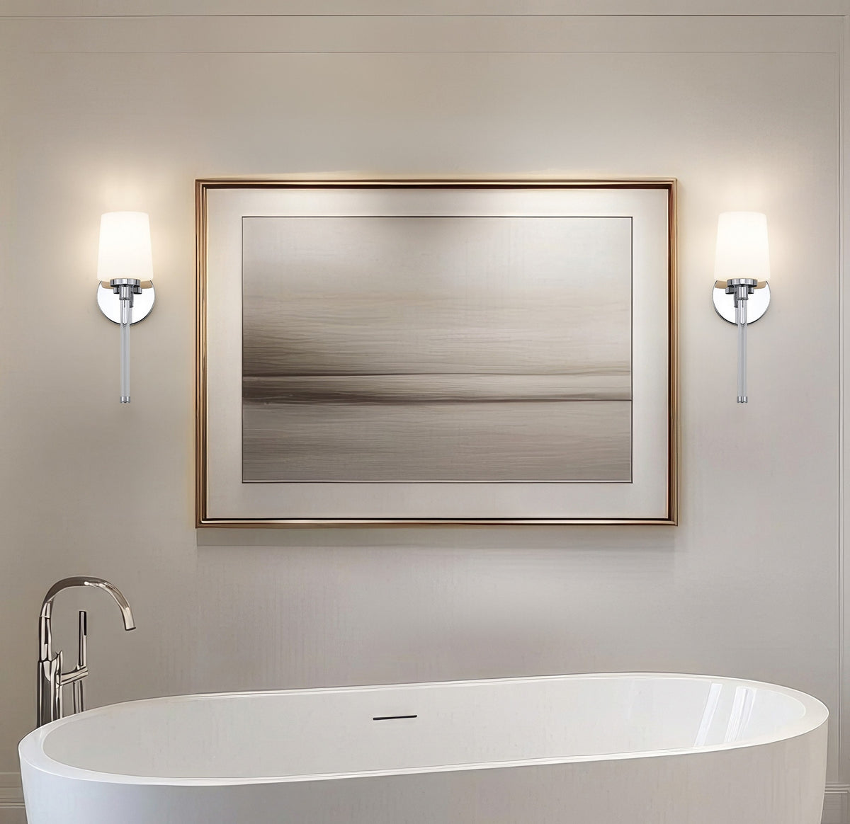 Applique murale Henri Chrome, 16" – vue 6