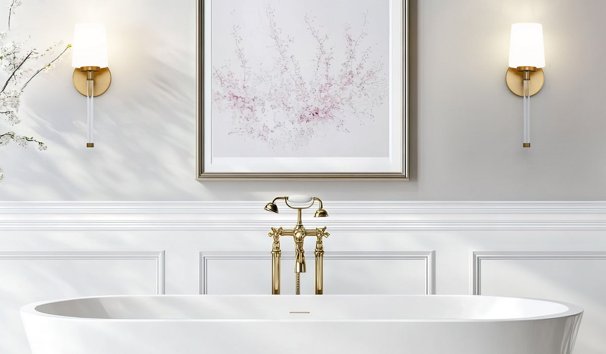 Applique murale Henri Or moderne, 16" – vue 7