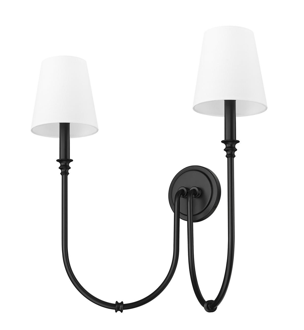Applique murale Jisele Noir mat, 20" – vue 2