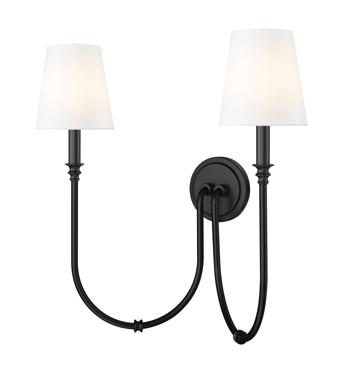Applique murale Jisele Noir mat, 20" – Z-Lite