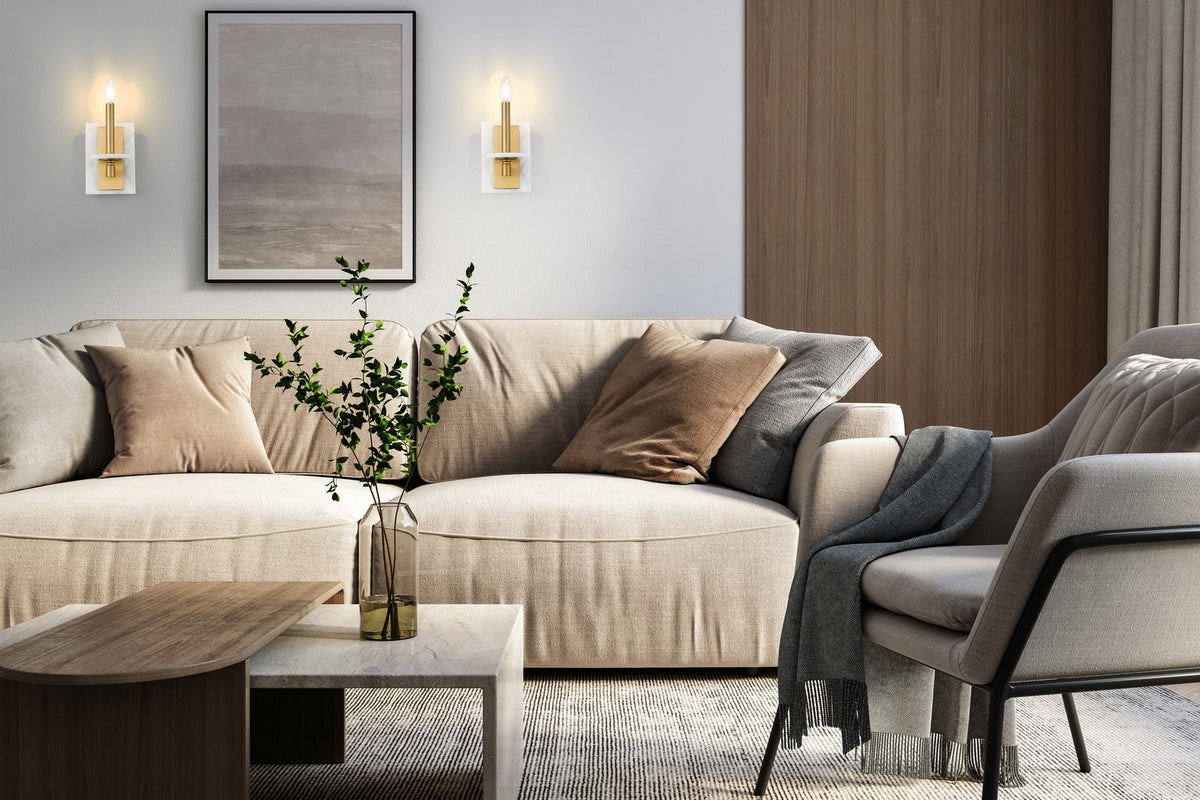 Applique murale Kaden Or moderne, 5" – vue 7