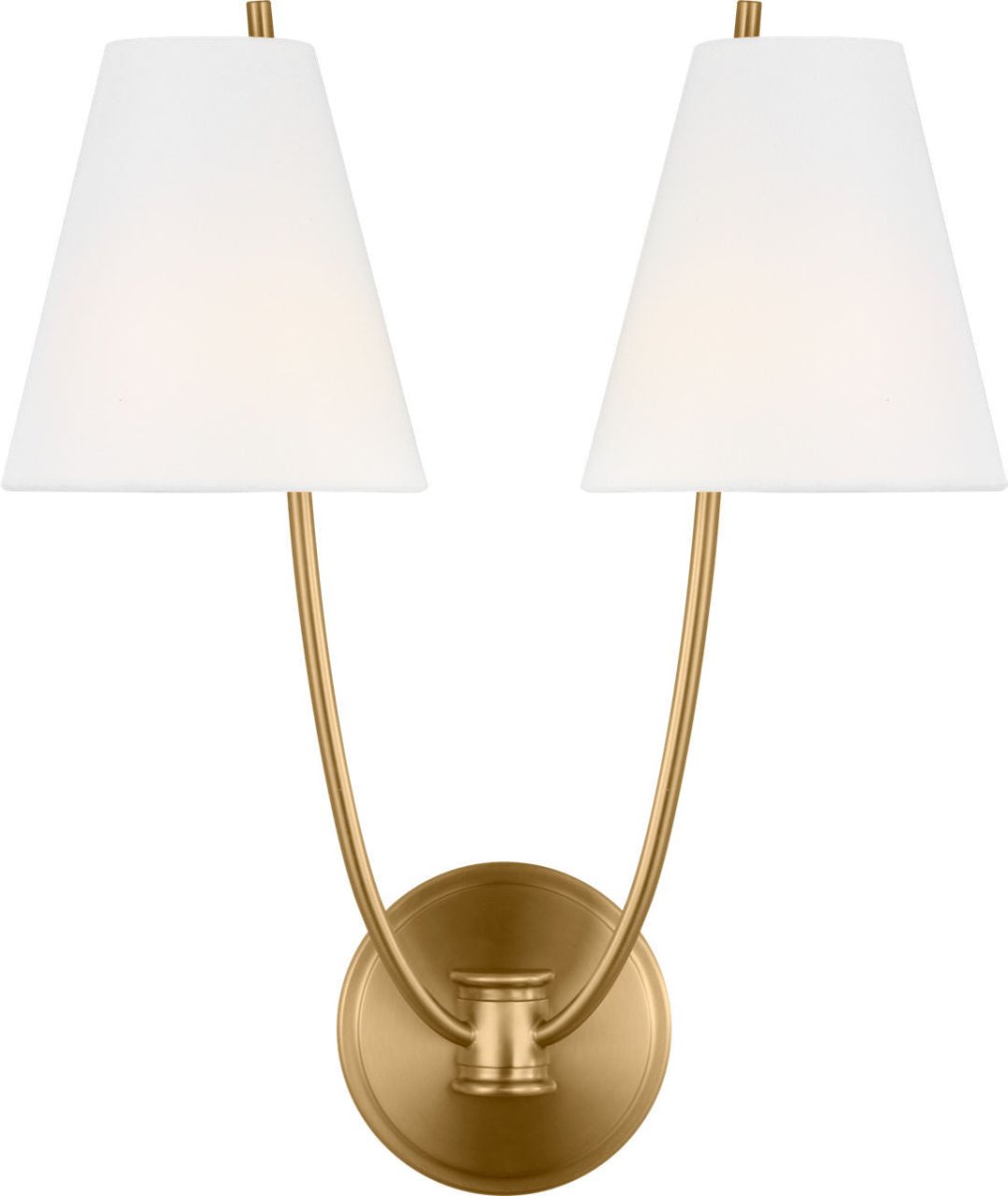 Applique murale Marina - Laiton bruni 6" by Visual Comfort Studio | Luminaires & cie