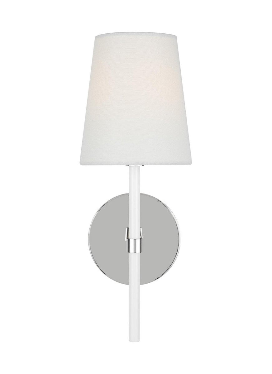 Applique murale Monroe - Régulier Nickel poli 1 by Visual Comfort Studio | Luminaires & cie