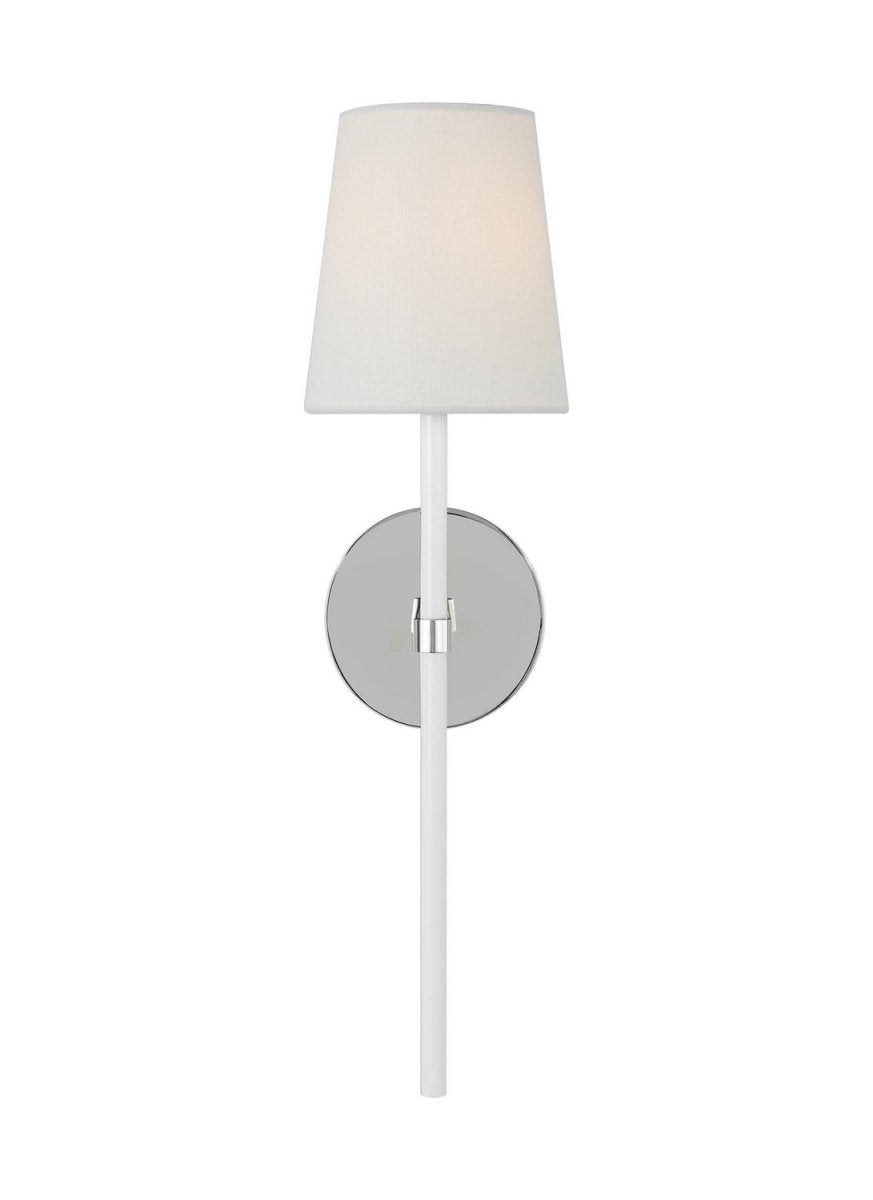 Applique murale Monroe - Grand Nickel poli 1 by Visual Comfort Studio | Luminaires & cie