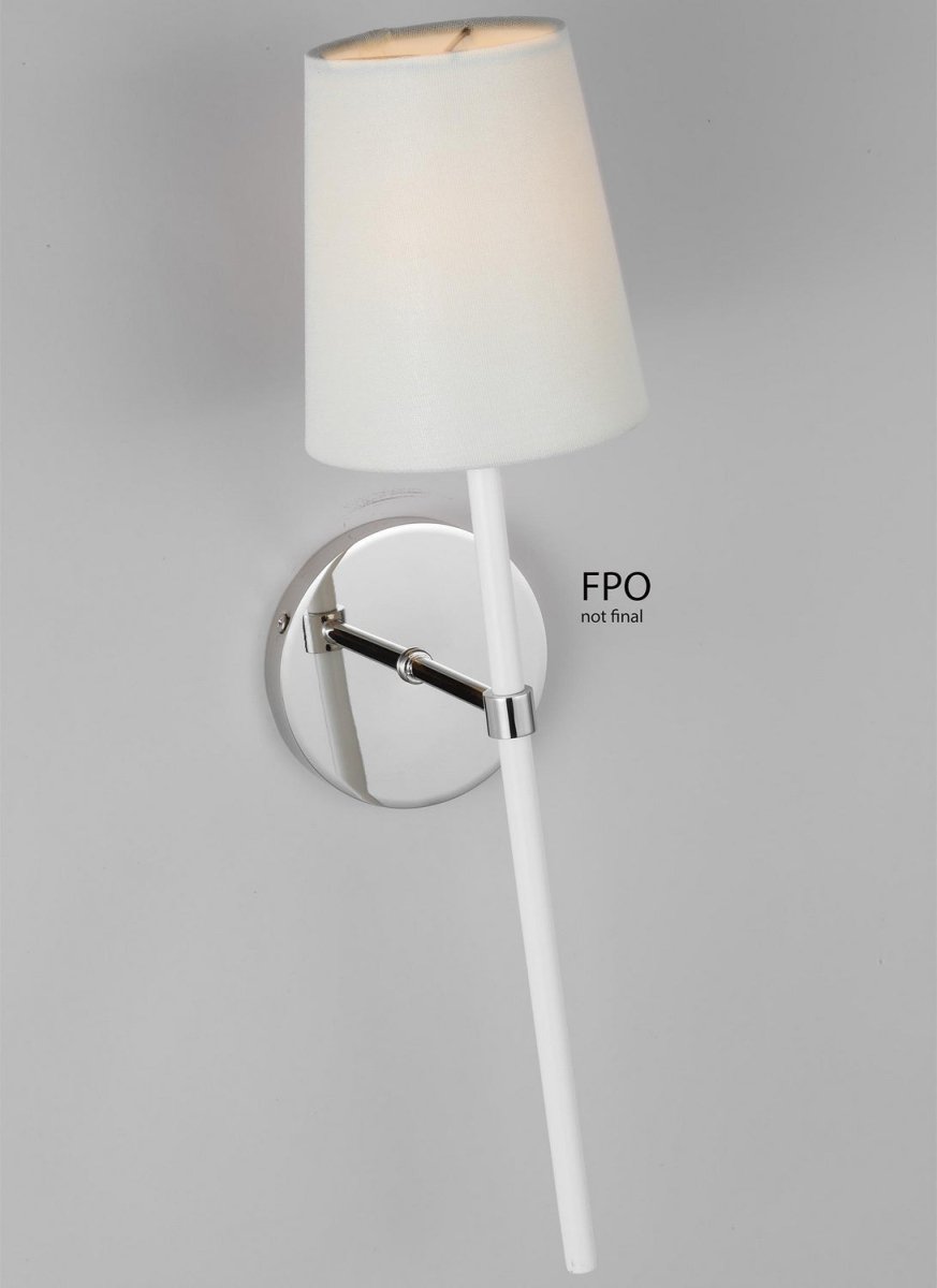 Applique murale Monroe - Régulier Nickel poli 2 by Visual Comfort Studio | Luminaires & cie